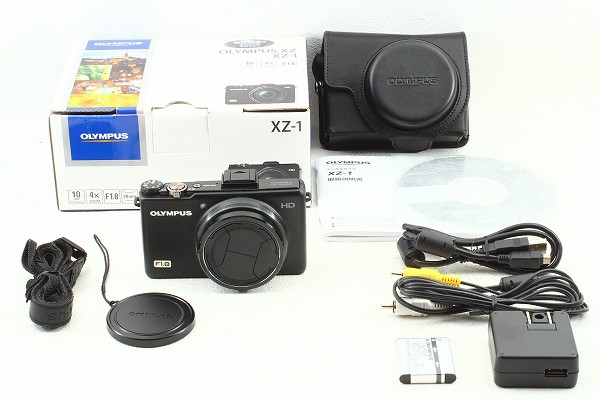 極上品◆OLYMPUSオリンパス STYLUS XZ-1 ブラック◆元箱/3051