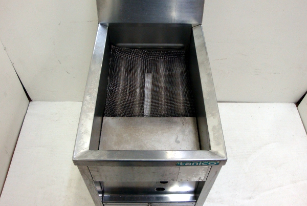 タニコー 業務用 一層式ガスフライヤー LPガス【G-TGFL-35】15L  