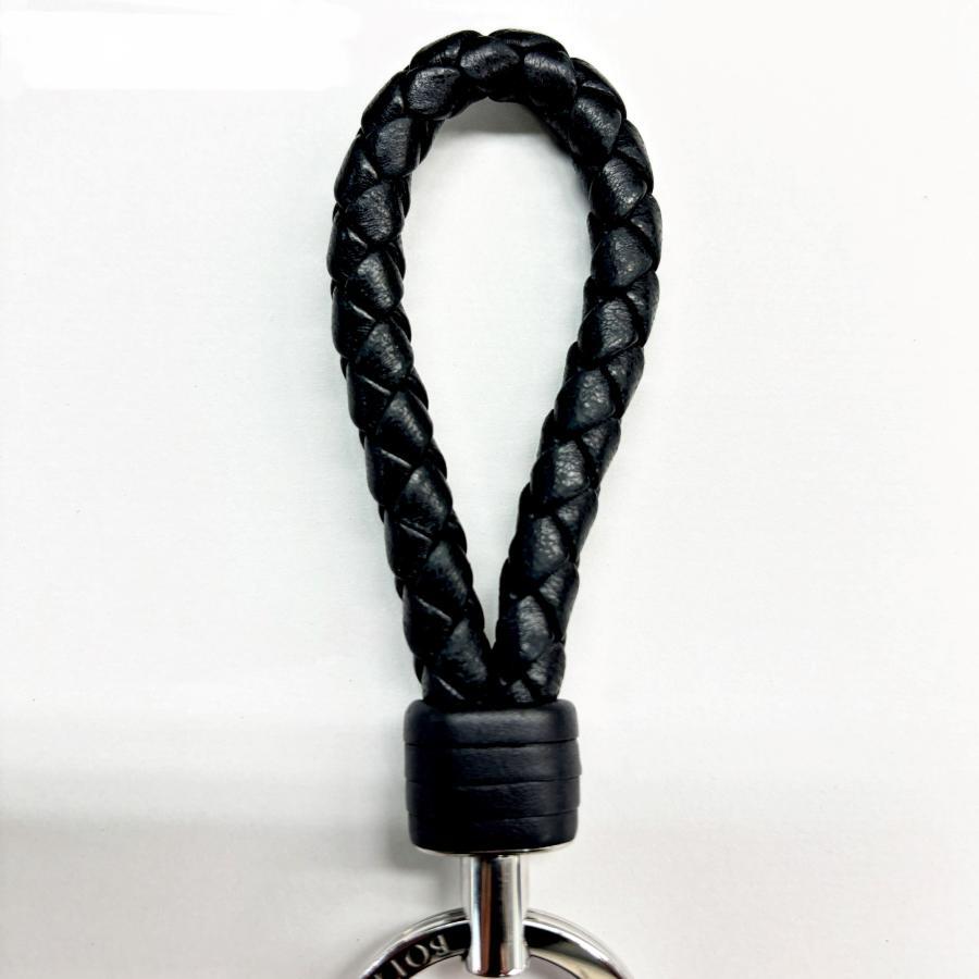 中古】BOTTEGA VENETA イントレチャート キーリング キーホルダー