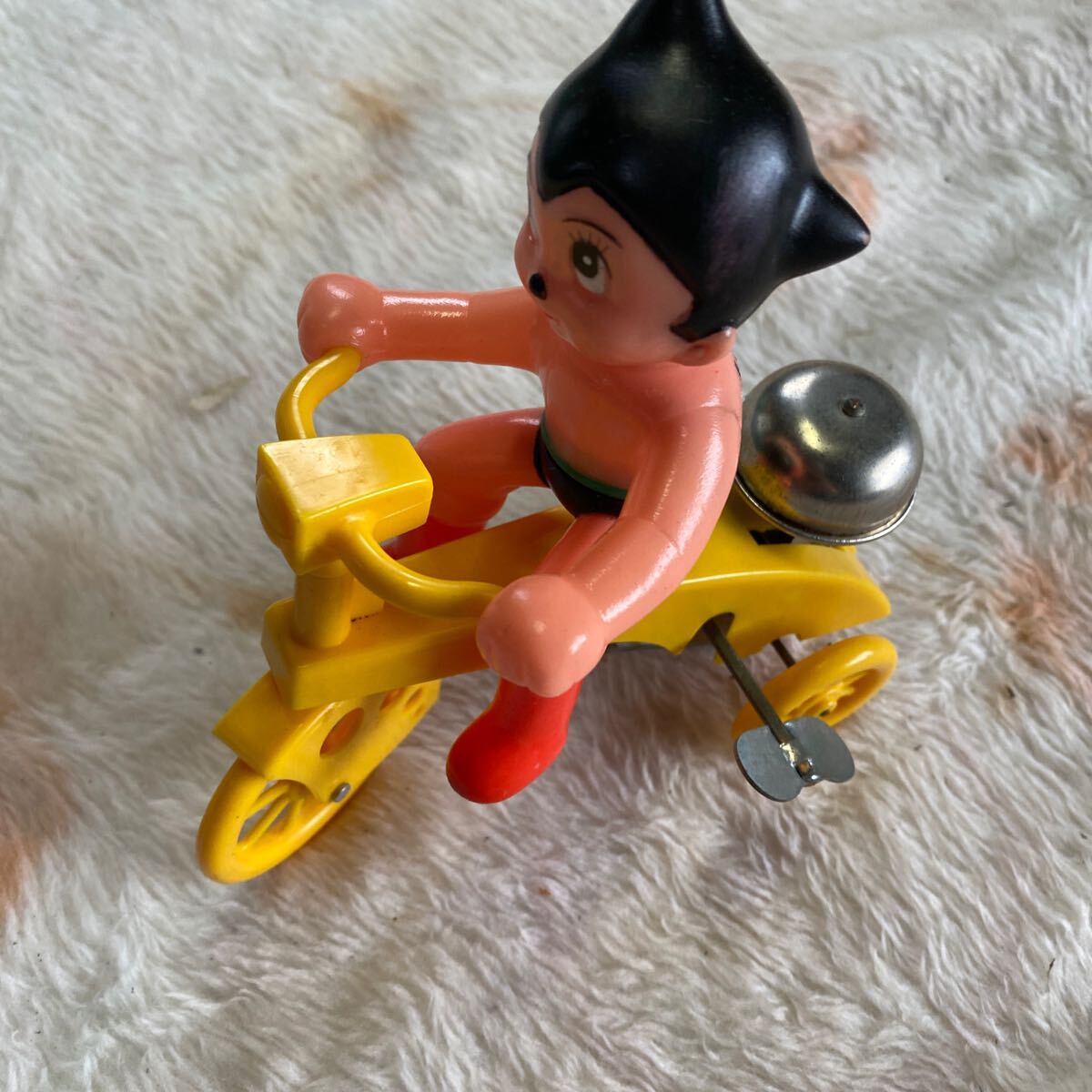 アトム　ちびっこマリン　昭和レトロ　レア商品 昭和レトロ フィギュア 鉄腕アトム ゼンマイ自転車 おもちゃ 玩具