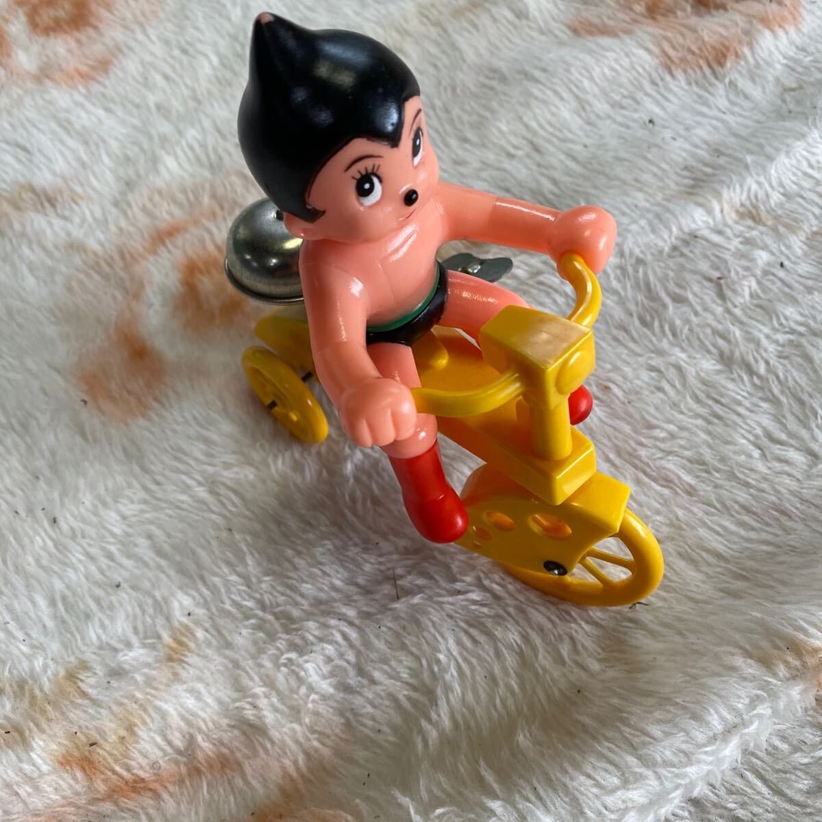 昭和レトロ フィギュア 鉄腕アトム ゼンマイ自転車 おもちゃ 玩具