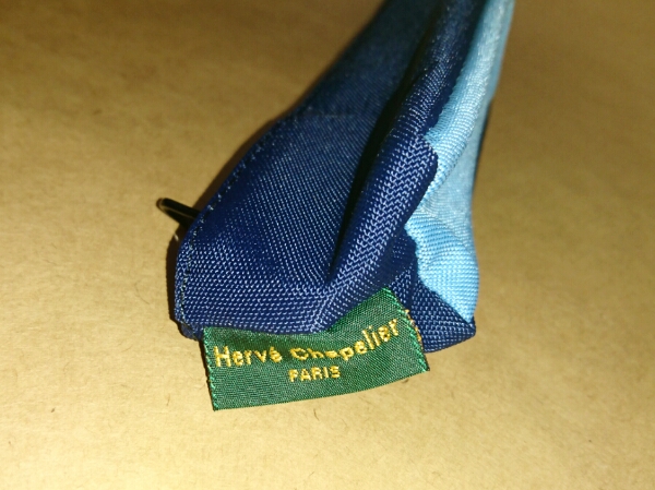 エルベシャプリエ Herve Chapelier 719N ペンケース 紺 水色 エルベ