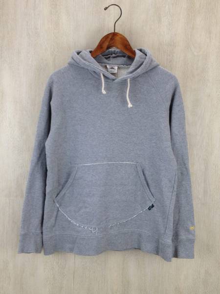 GO HEMP◆パーカー/L/コットン/GRY/無地