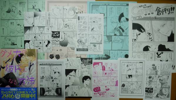 見多ほむろ 【 ダメ犬の彼氏になる方法 】 ペーパー12種付