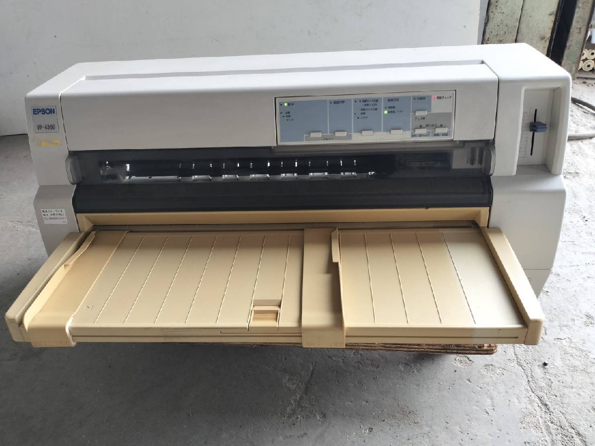 EPSON VP-4300 ドットプリンタ 動作確認済 USB/LAN対応 □EPSON VP-4300 ドットインパクトプリンタ USB・LAN接続対応 印字OK