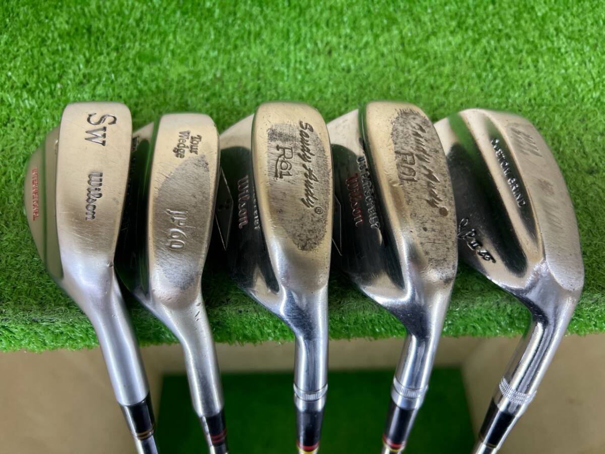 希少/ビンテージウィルソンウェッジ5本セット】Wilson Staff R61/JP60 