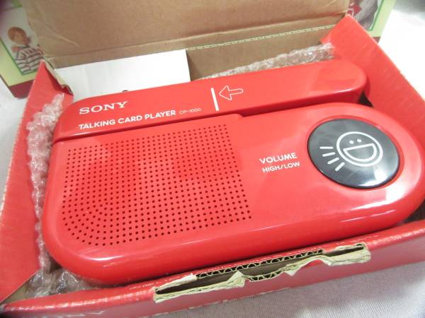 SONY CP-1000 トーキングカードプレイヤー カード3箱 中古