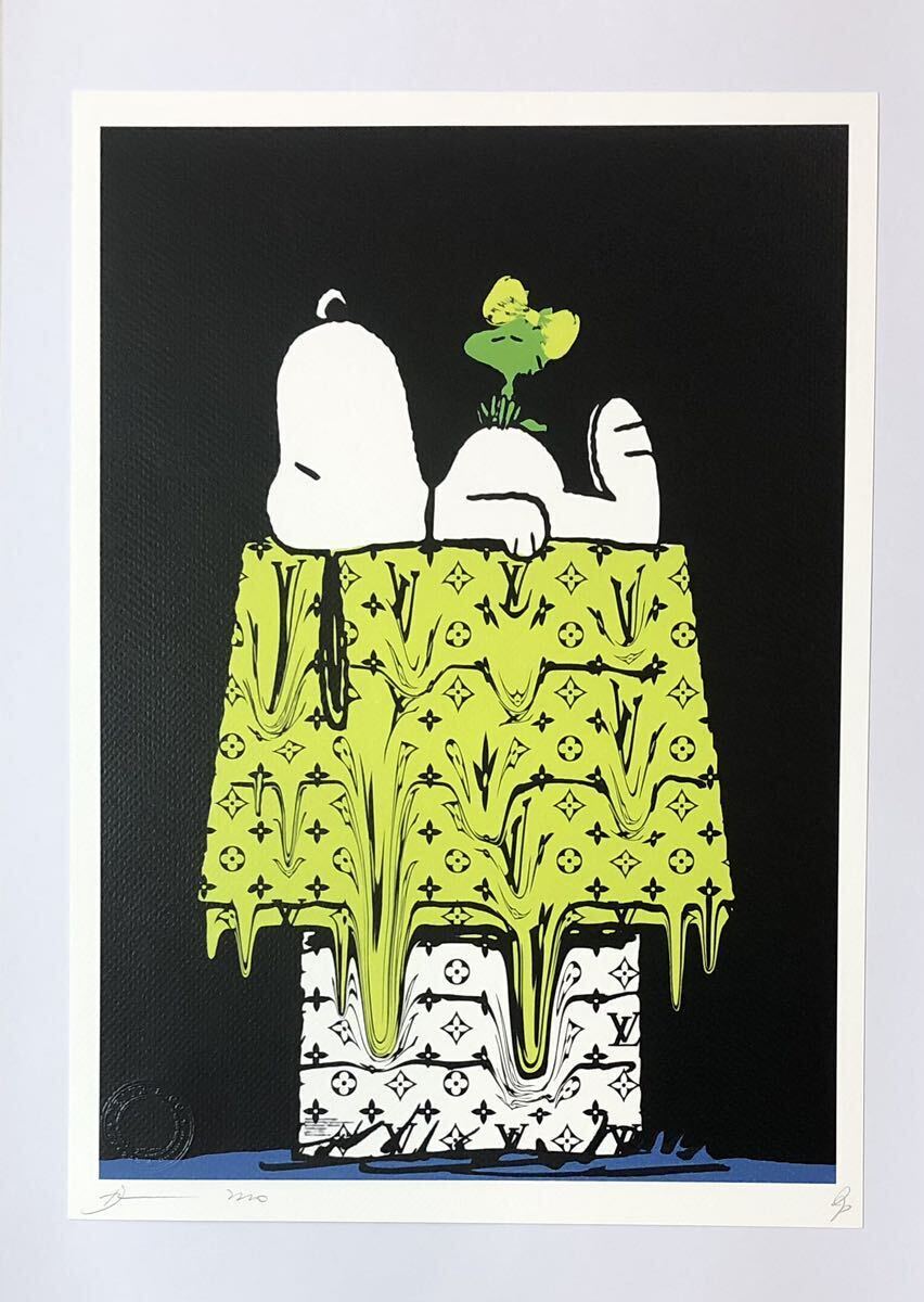 DEATH NYC アートポスター 世界限定100枚 スヌーピー SNOOPY PEANUTS