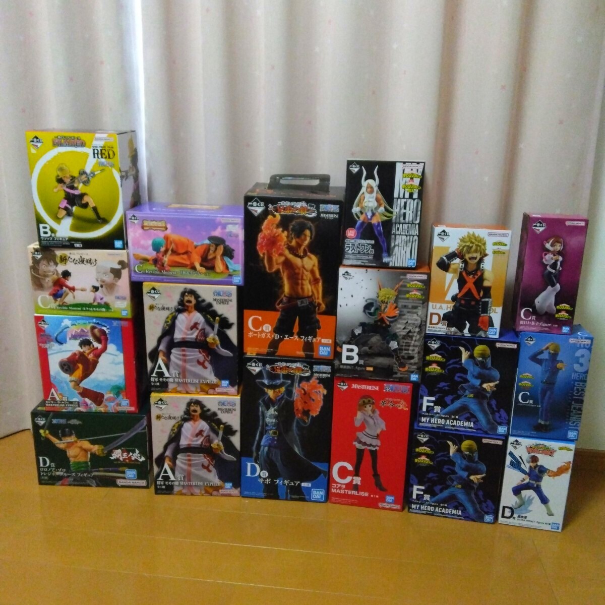 18体 一番くじ ワンピース 兄弟の絆 サボ D賞 ルフィ A賞 ゾロ ヒロアカ 僕のヒーローアカデミア ラストワン 等 フィギュア まとめ売り_1