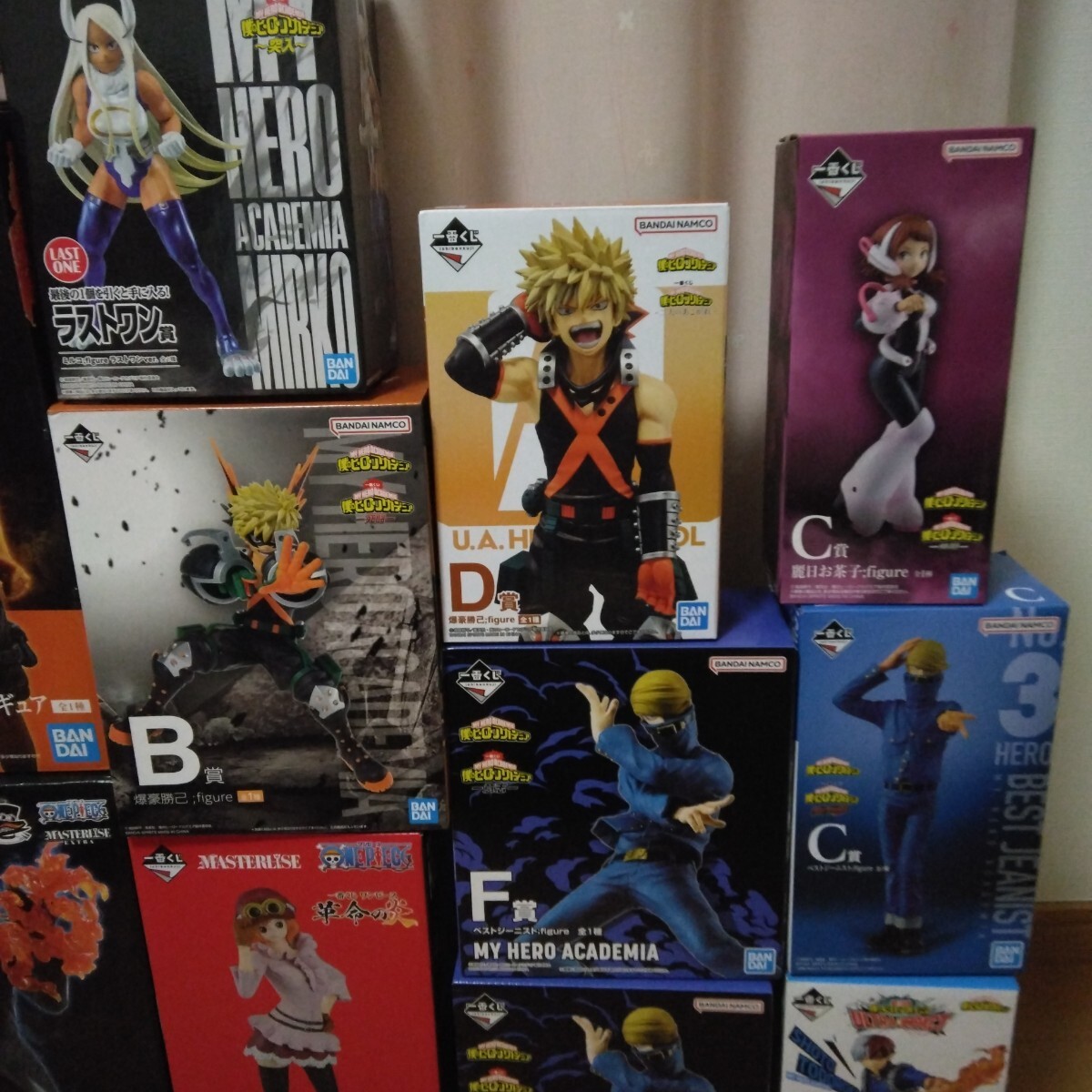 18体 一番くじ ワンピース 兄弟の絆 サボ D賞 ルフィ A賞 ゾロ ヒロアカ 僕のヒーローアカデミア ラストワン 等 フィギュア まとめ売り_4