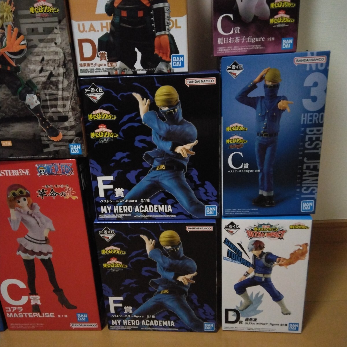 18体 一番くじ ワンピース 兄弟の絆 サボ D賞 ルフィ A賞 ゾロ ヒロアカ 僕のヒーローアカデミア ラストワン 等 フィギュア まとめ売り_5