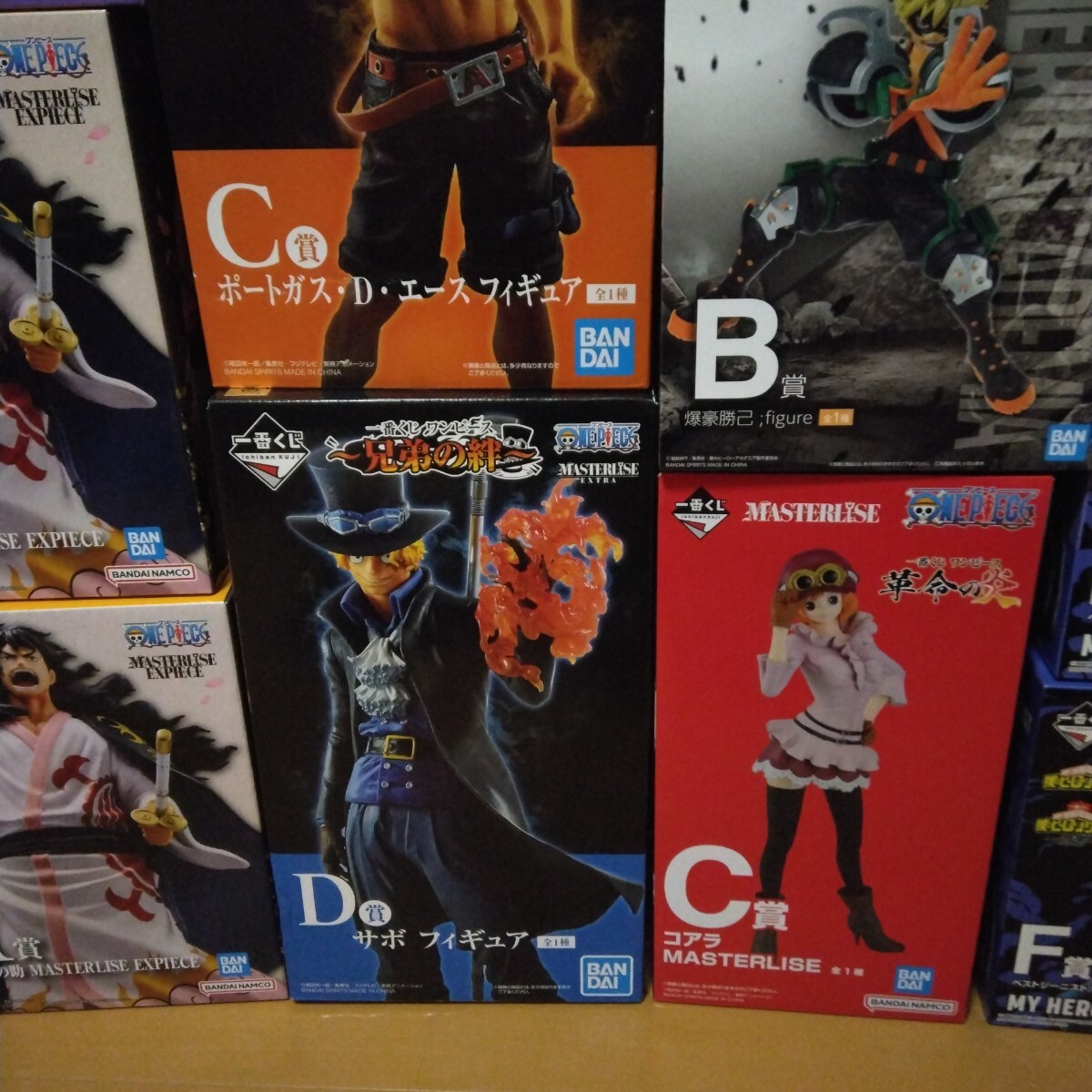 18体 一番くじ ワンピース 兄弟の絆 サボ D賞 ルフィ A賞 ゾロ ヒロアカ 僕のヒーローアカデミア ラストワン 等 フィギュア まとめ売り_6