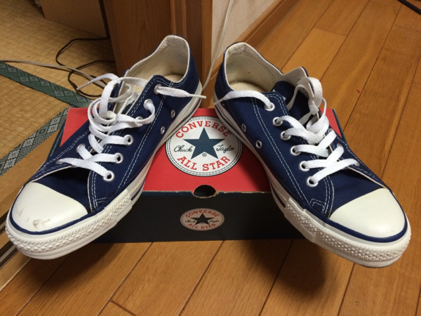 ☆CONVERSE ALL STAR中古品MADEINUSAデッドストック7.5☆