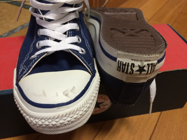 ☆CONVERSE ALL STAR中古品MADEINUSAデッドストック7.5☆