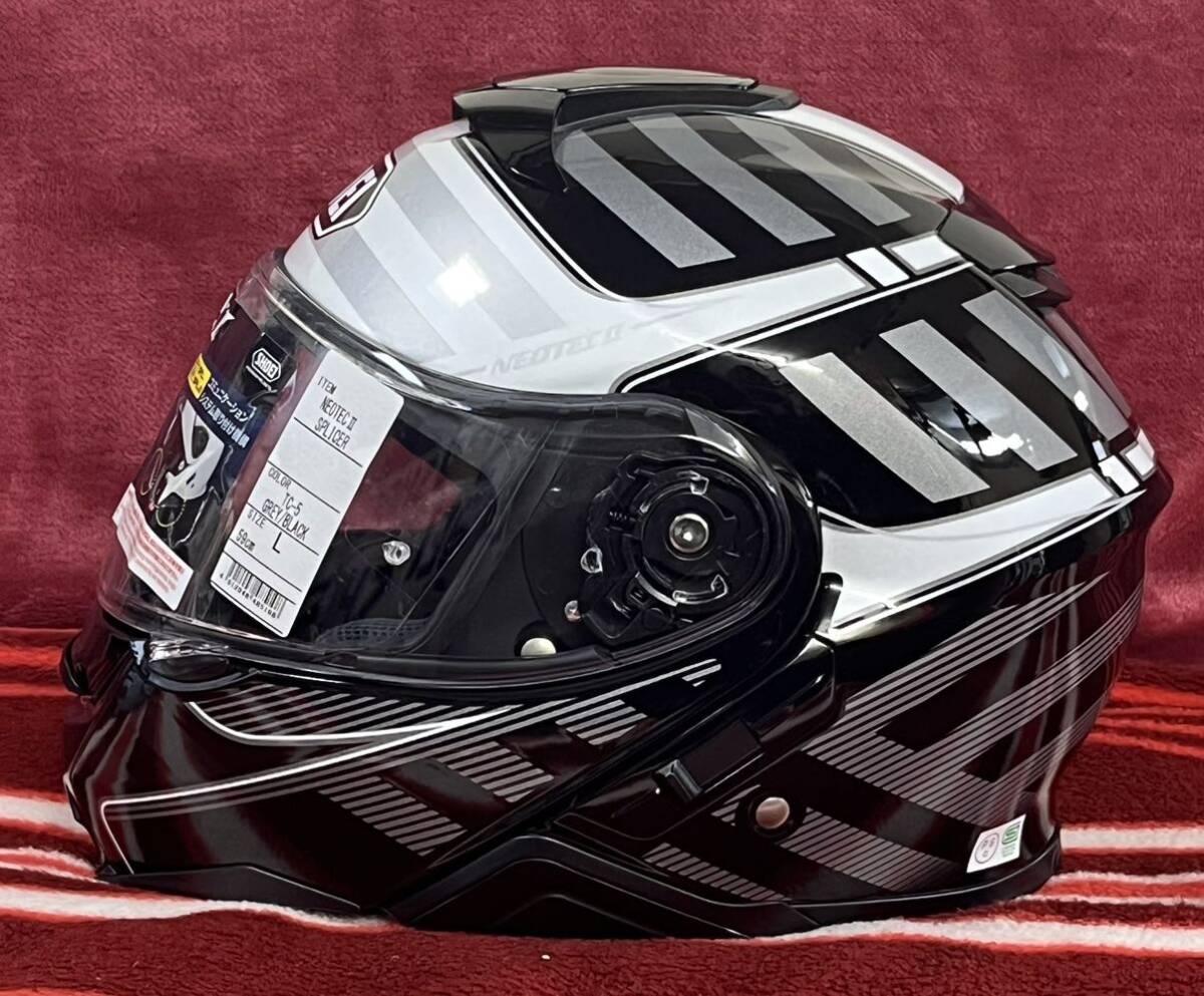 廃盤・デッドストック・SHOEI NEOTEC2・ショウエイ ネオテック2・SPLICER・スプライサー・L(59cm)_5