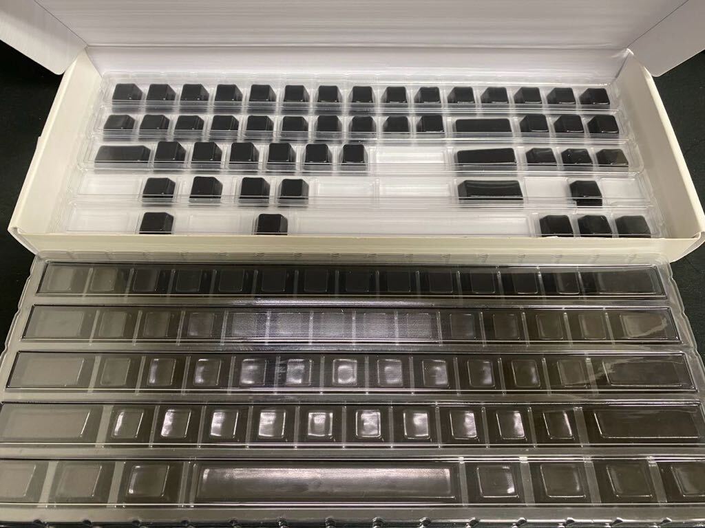 【使用僅か】CERAKEY V2 black keycaps キーキャップ　セラミック製　黒・無刻印_4
