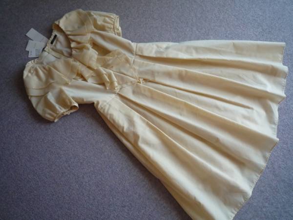 新品 COTOO フリル襟ふんわり素敵なワンピース 38 黄 82950円