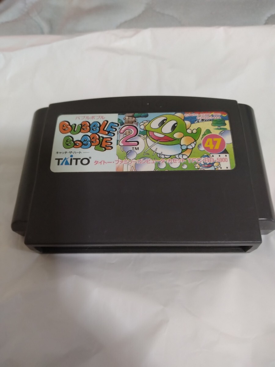 ファミコンソフト　バブルボブル2 　 任天堂 ゲーム_1