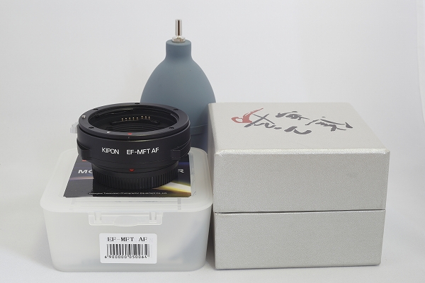 フォーサ美品 KIPON キヤノンEF-マイクロフォーサーズ電子 EF-MFT AF KIPONキヤノン