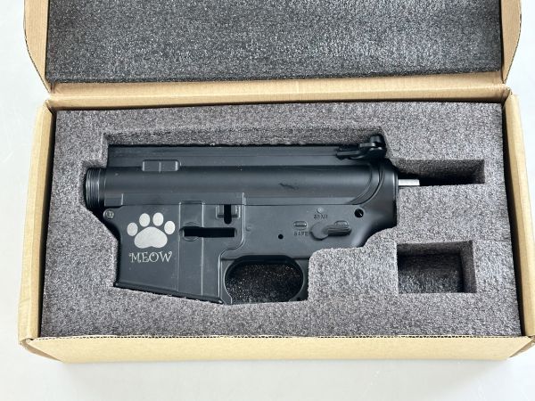 【JUNK SALE】肉球レシーバー スタンダード M4 電動ガン用 検）SR25 M4 海兵隊 米軍 M4 M4A1 CQB AR15 M16 SR16 SR47_4