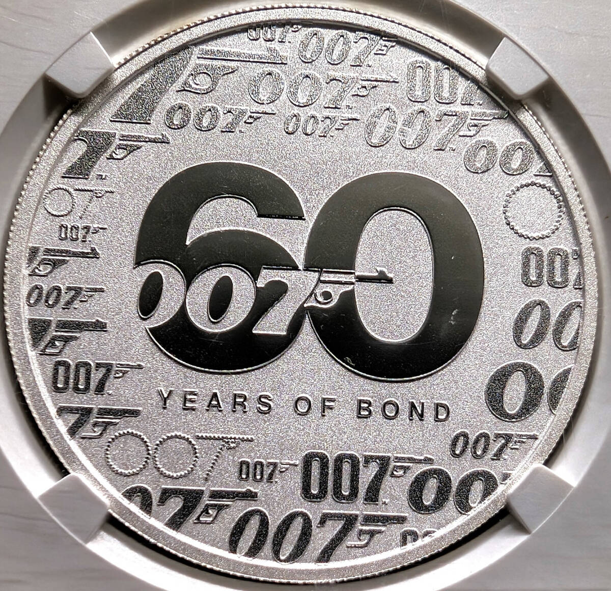 1円出品!☆007 ジェームズ ボンド 60周年記念☆2022年 ツバル NGC MS70