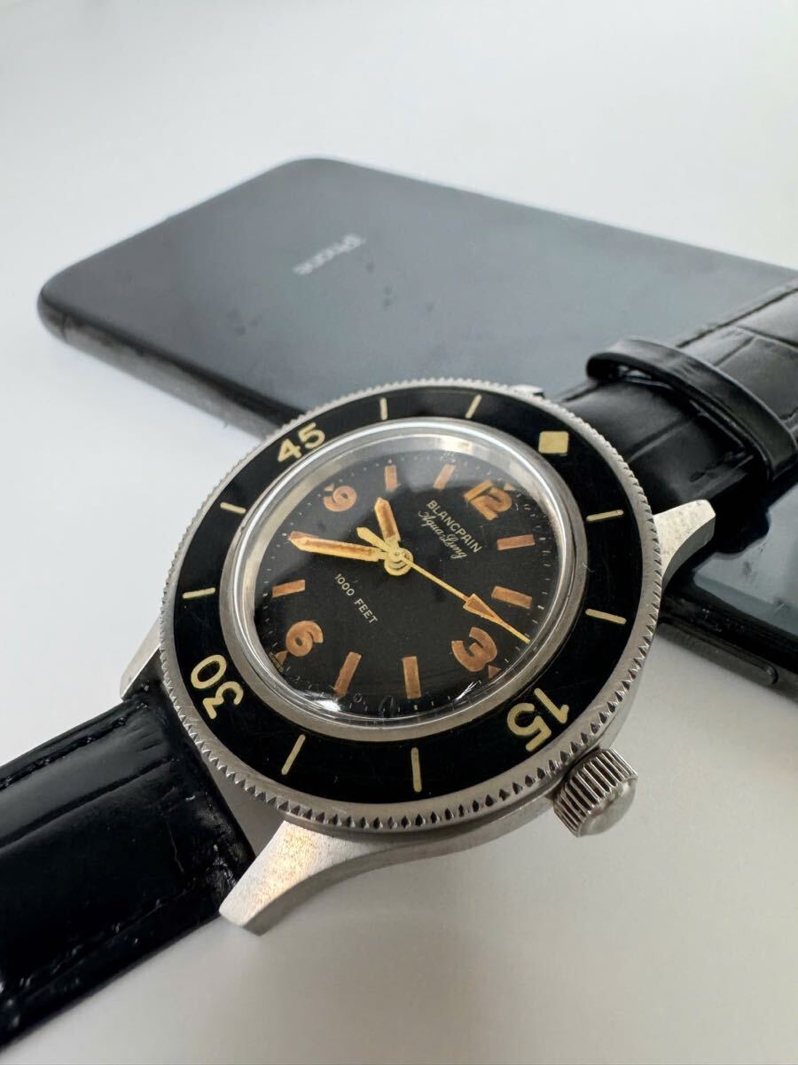 BLANCPAIN AQUA LUNG 1000ft アンティークメンズ時計_1