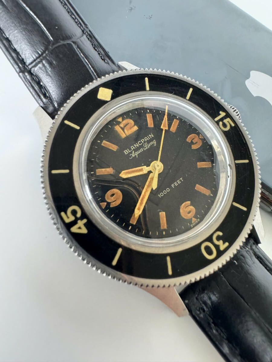 BLANCPAIN AQUA LUNG 1000ft アンティークメンズ時計_2