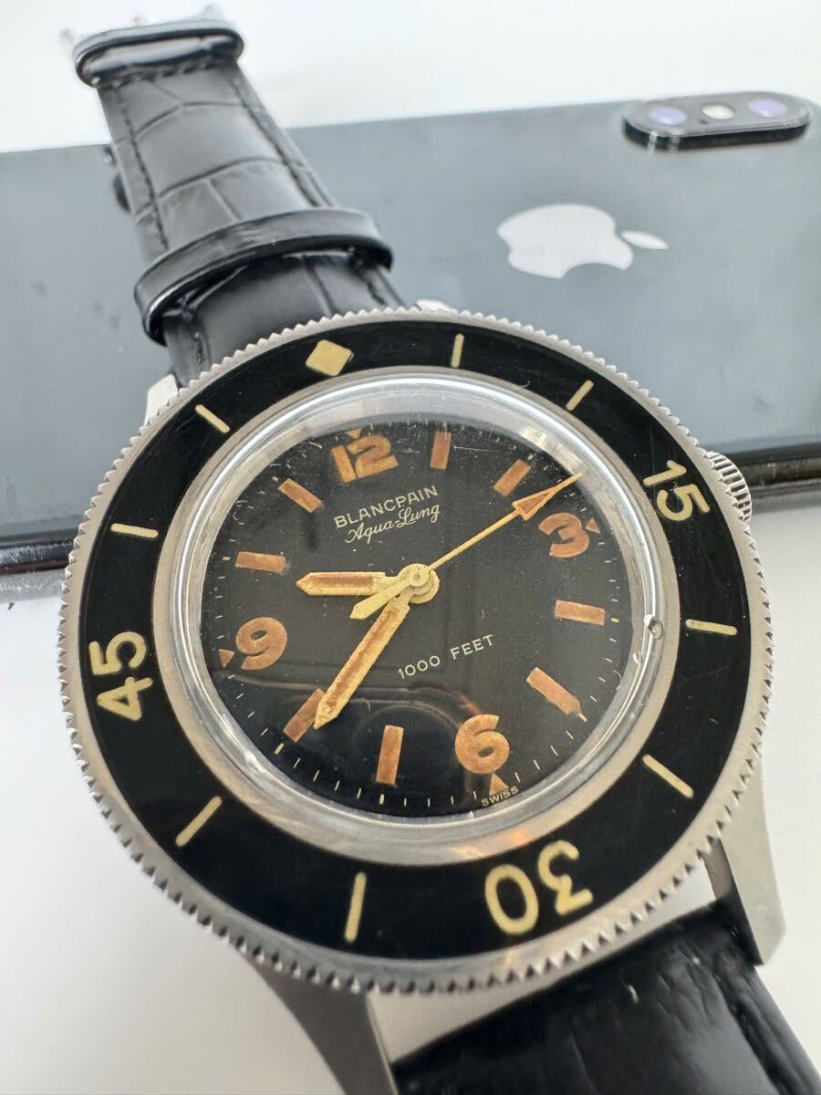 BLANCPAIN AQUA LUNG 1000ft アンティークメンズ時計_3