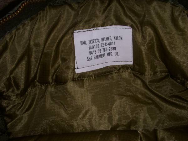 米軍実物 ヘルメットバッグ 1982年製！ 80s 1982年 米軍実物