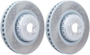 【M's】 W221 AMG Sクラス S63 S65 2005y-2013y 純正OEM フロントブレーキローター 左右