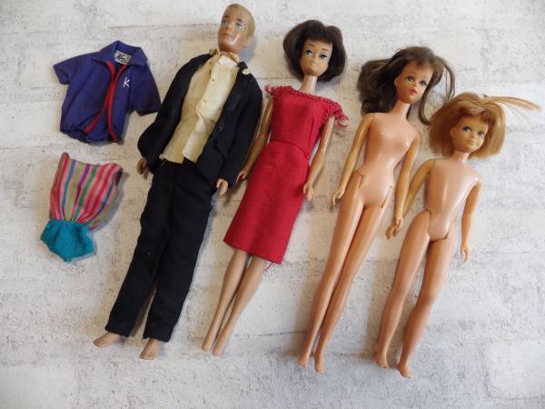 マテル社 バービー・ケンなど4体他