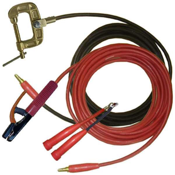 60000-836 22スケ ホルダー線(赤色5m)/アース線(黒色5m) ジョイント式 溶接用WCT キャブタイヤ/キャプタイヤケーブル