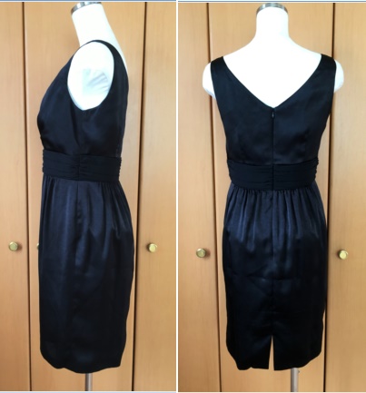 ☆美品☆ EPOCA エポカ　黒カシュクールワンピース 38　日本製