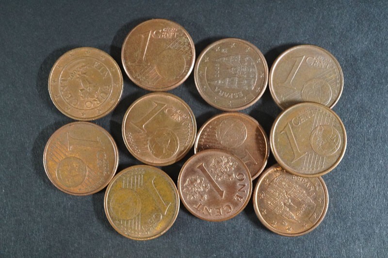 470)外国貨幣ユーロ 合計122ユーロ55セント分 5ユーロ紙幣2枚 ユーロ