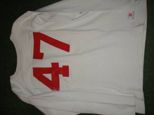 ビンテージ チャンピオン フットボールT エルボーパッチ【M】