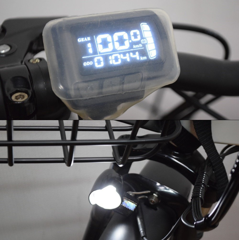FLY FISH 電動アシスト折りたたみ自転車 ホワイト 7段変速 20インチタイヤ アシストレベル3段階 充電器付属 フライフィッシュ_4