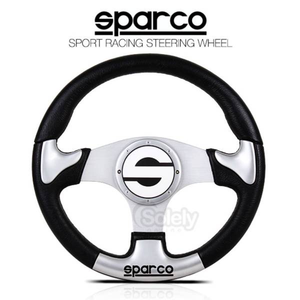 新品 SPARCO スパルコ 競技用ステアリング モデル34φ 黒