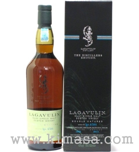 即決　ラガヴーリンモルト ダブルマチュアード 43度 700ml