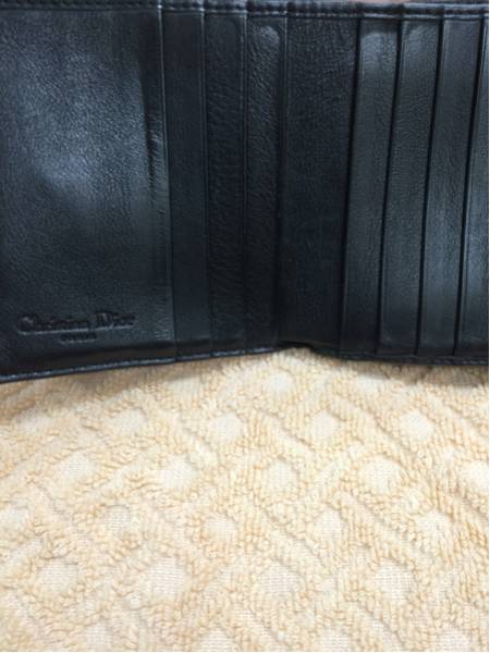 クリスチャン ディオール 財布 二つ折り 美品