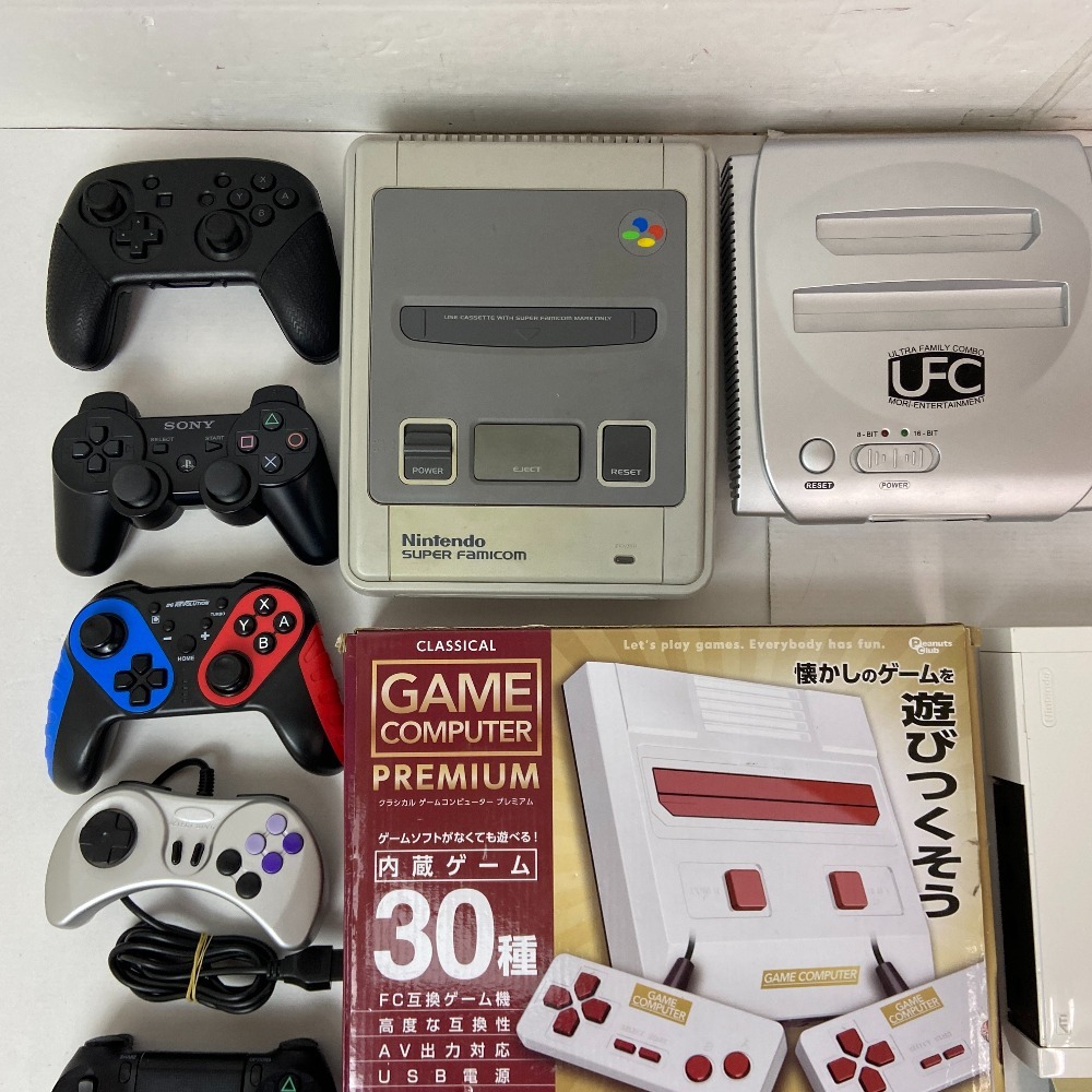 04wy3980△☆1円～ ジャンク ゲーム機 大量まとめ [スーパーファミコン