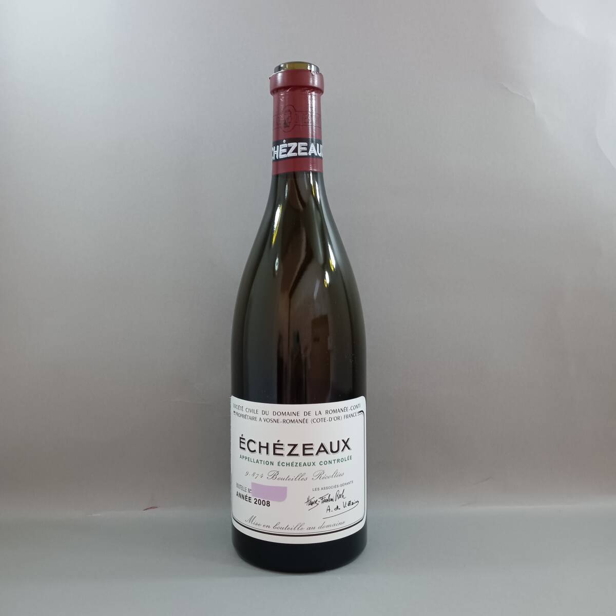 ◇DRC グランエシェゾー ECHEZEAUX ロマネ コンティ 2008 空ボトル 空