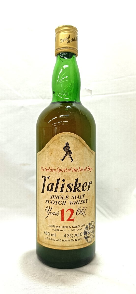 未開栓】タリスカー 12年 ジョニーウォーカーラベル 旧ボトル