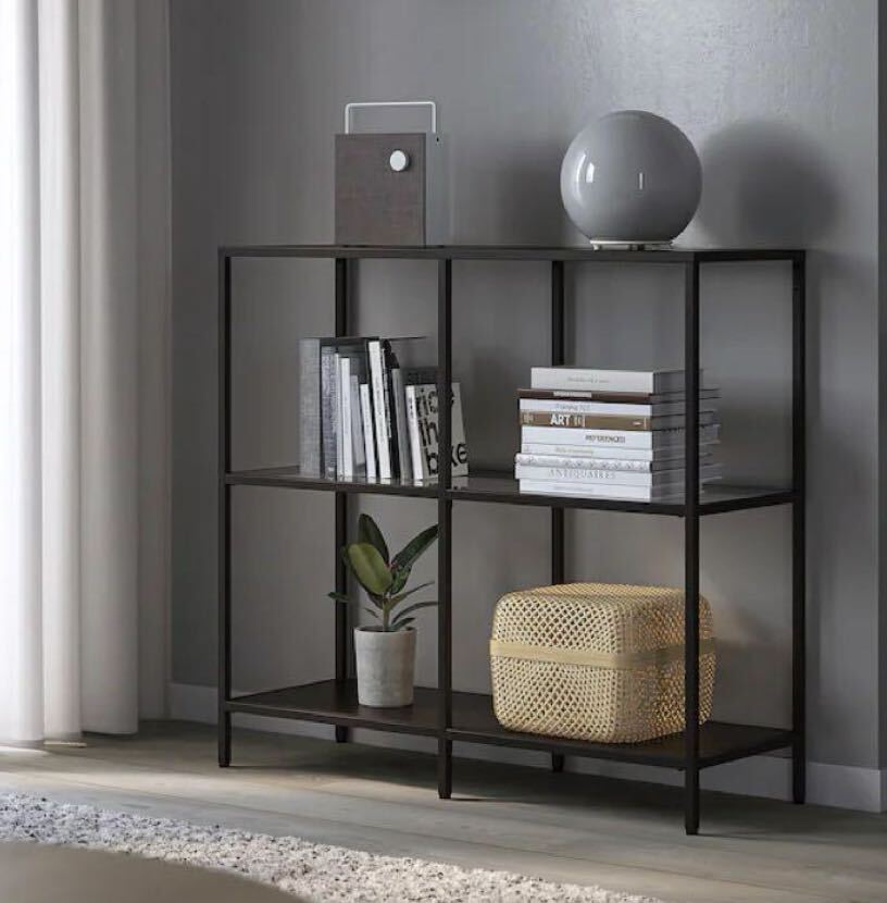 IKEAイケア シェルフユニットVITTSJO ヴィットショー 棚、キャビネット