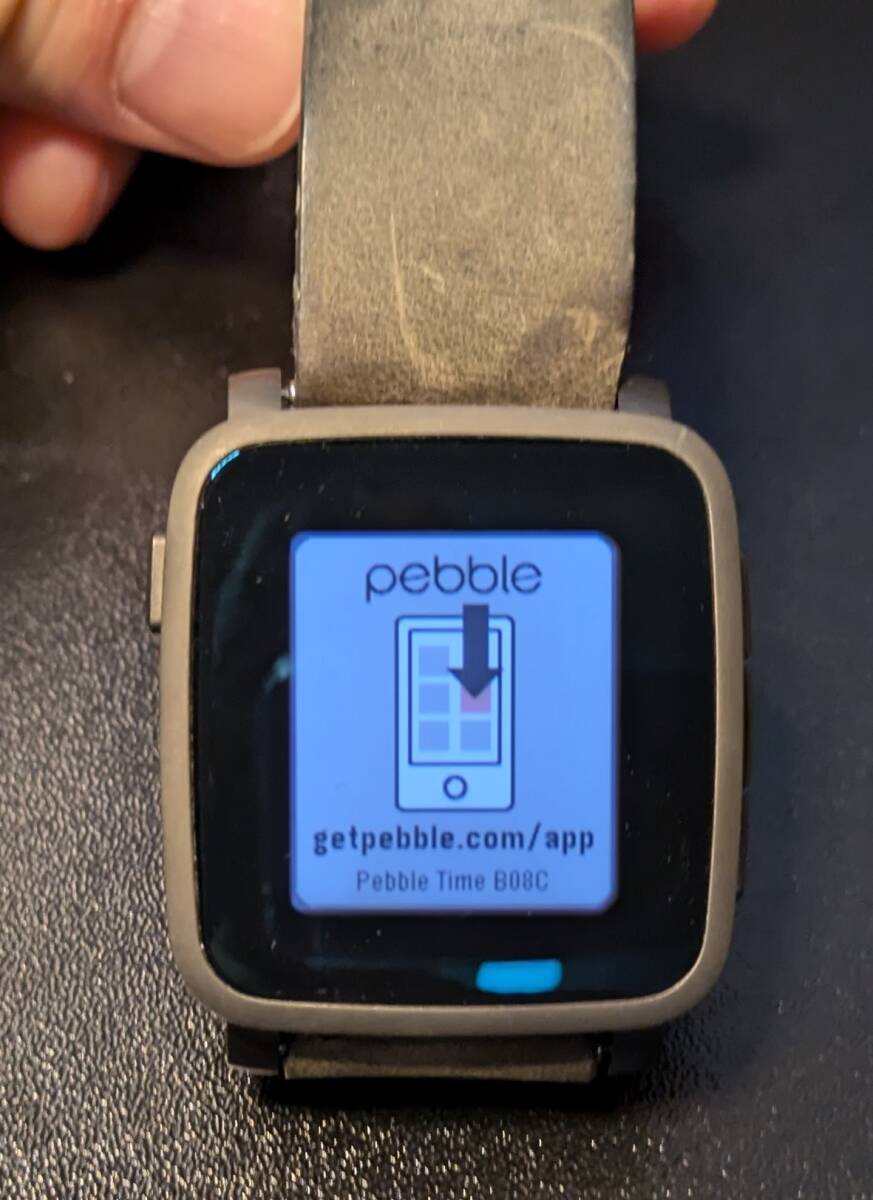 Pebble time steel スマートウォッチ_2