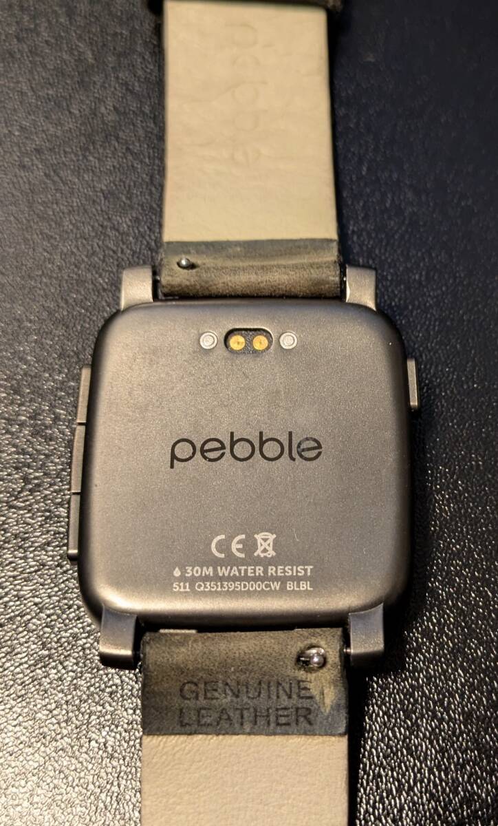 Pebble time steel スマートウォッチ_4