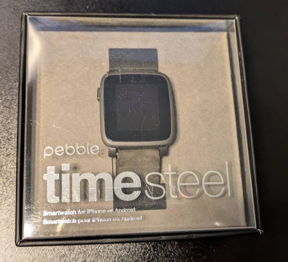 Pebble time steel スマートウォッチ_6