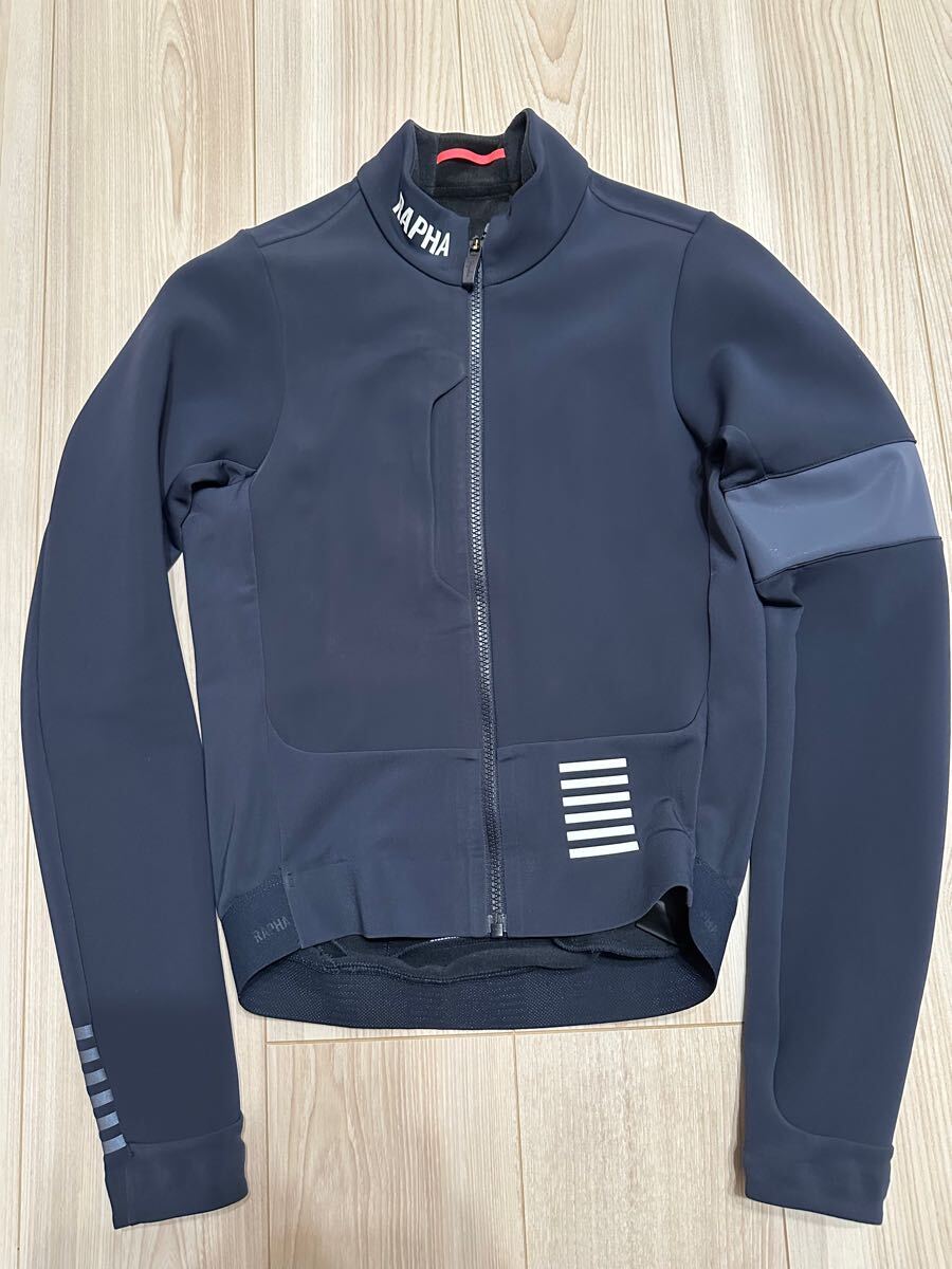 Rapha サイクルジャージ　pro team winter jacket xs ネイビー　紺色　メンズ　美品_1
