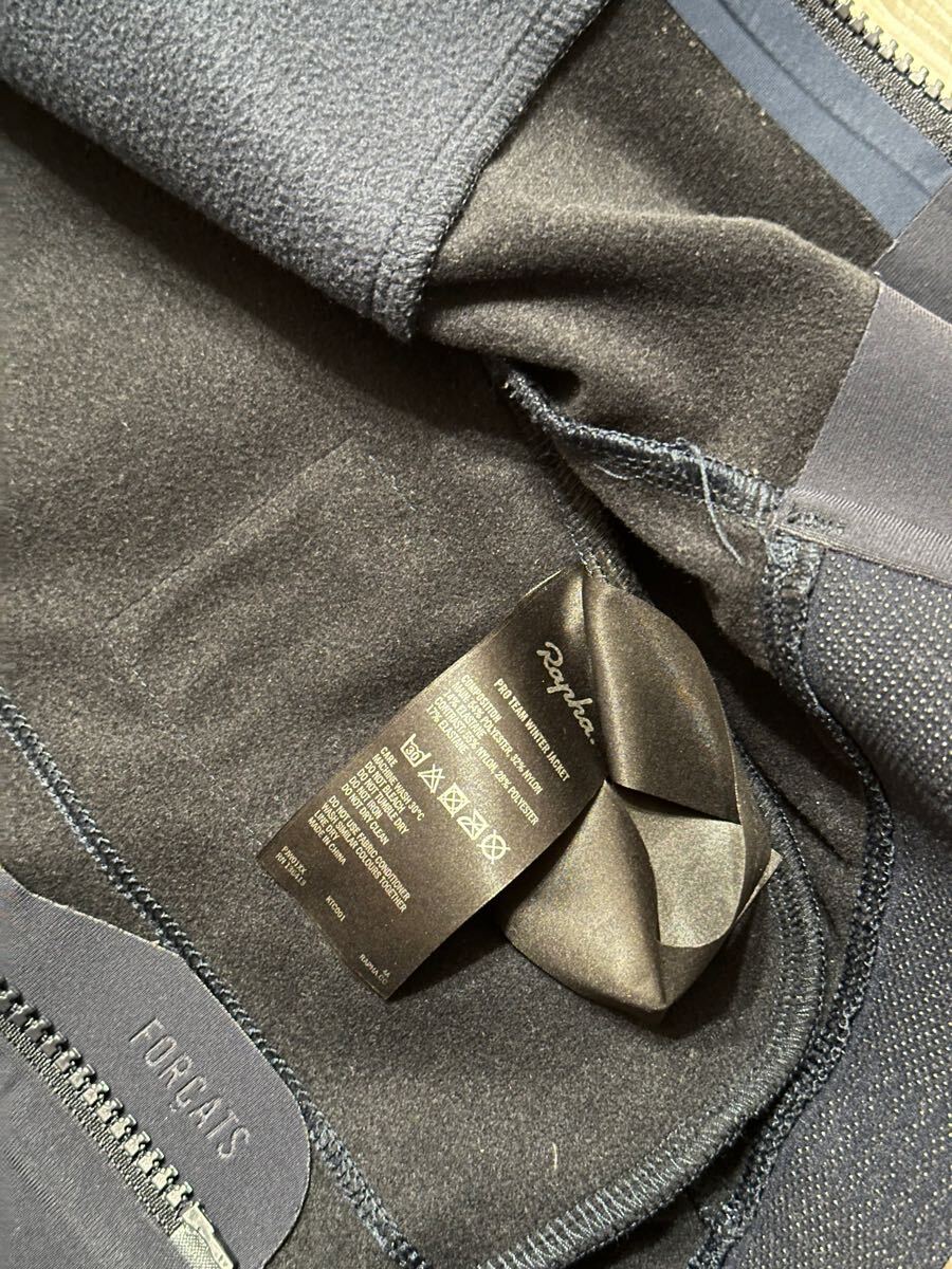 Rapha サイクルジャージ　pro team winter jacket xs ネイビー　紺色　メンズ　美品_5