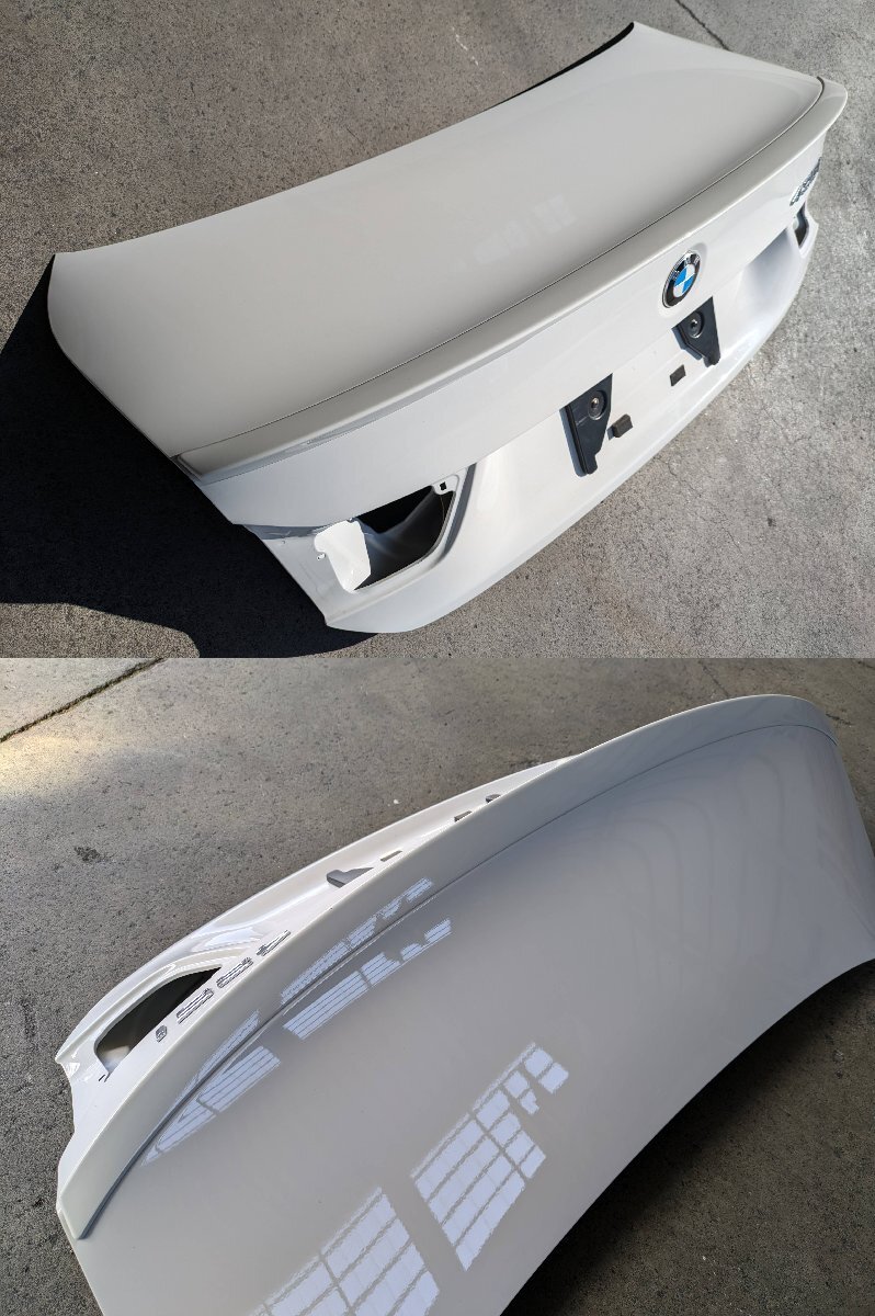 H28年 BMW 4シリーズ 435i クーペ Mスポーツ F32 DBA-3R30 トランクリッド 白 300 41007381193 [ZNo:06005275] BMW 435i 4シリーズ Mスポーツ（BMW）[8AT]の 435iクーペ 絶妙の変化