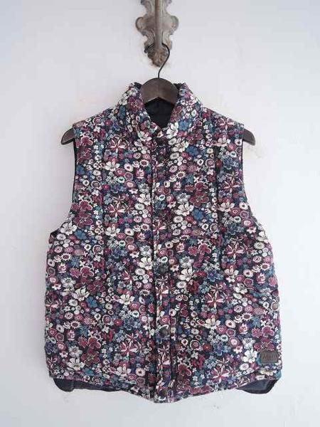 アーメン ARMEN *花柄リバーシブルダウンベスト*ジャーナル0916